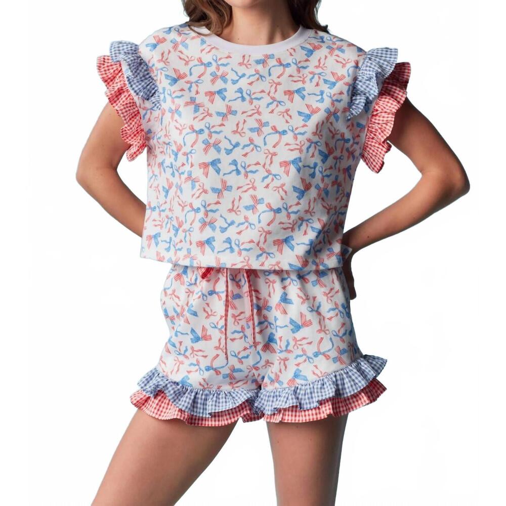 NEW RARERAW rocket pop ruffle set in multicolor